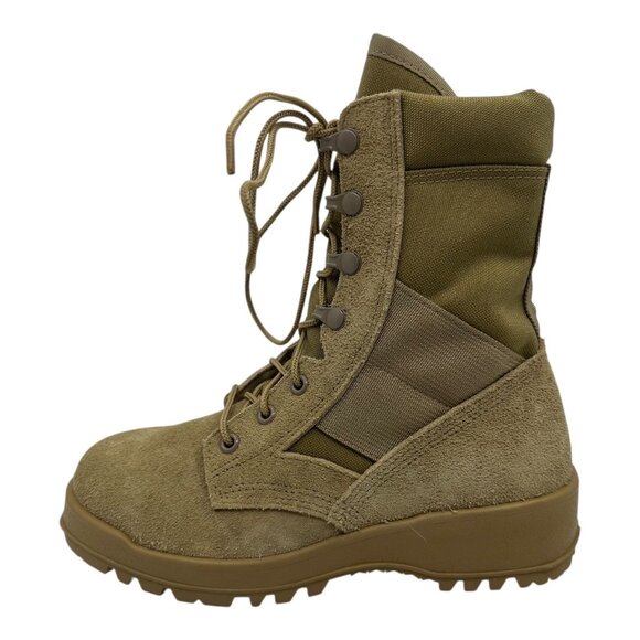 Odssey Mens SZ. 5.0 EW Combat Military Boots Tan Suede Hot Weather Tactical NWTS main image 6